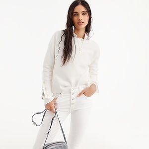 J. Crew split-hem crewneck sweater- NWOT